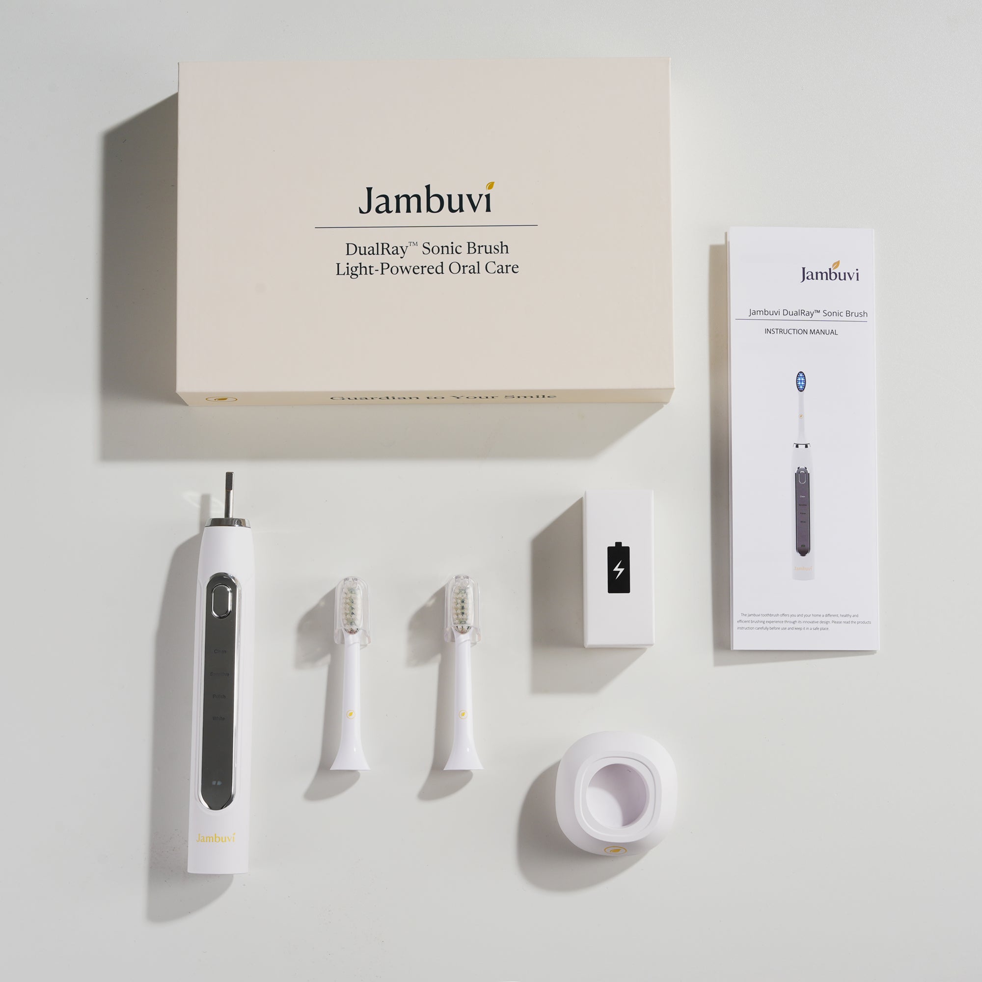 Jambuvi DualRay™ Sonic Brush